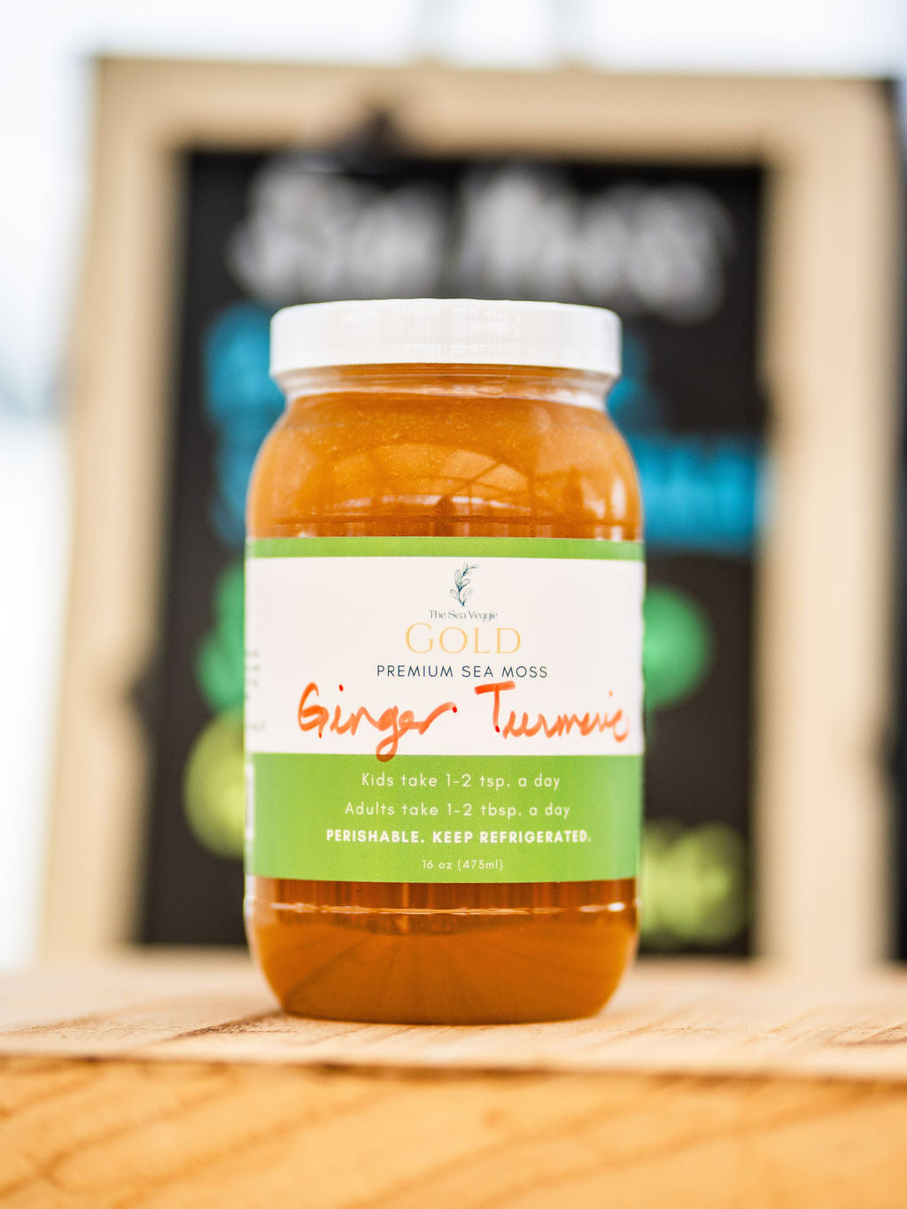 Ginger & Turmeric Premium Sea Moss Gel